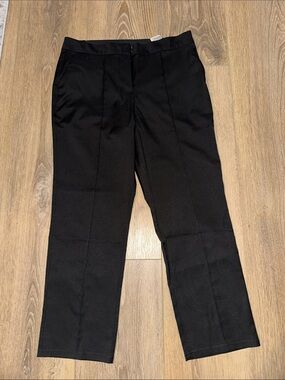 Puma Black Cropped Straight-Leg Women's Pants